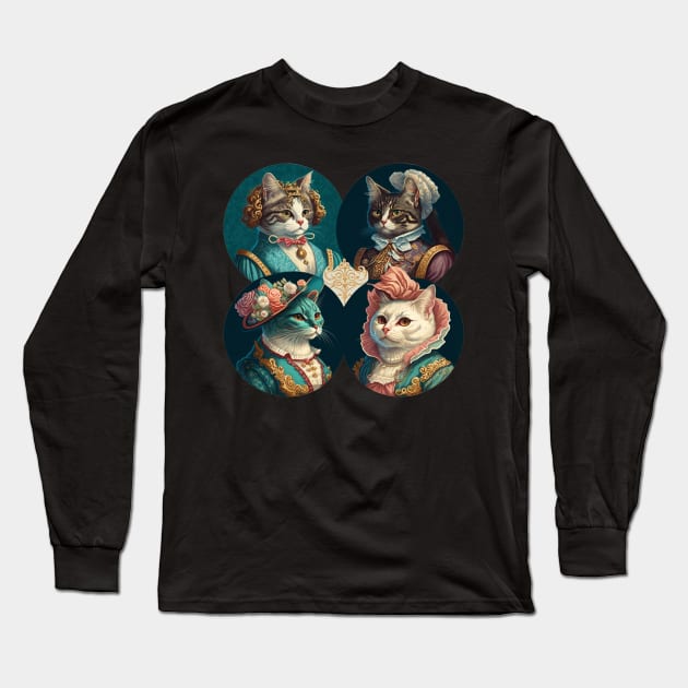 High Society Kittles Long Sleeve T-Shirt by HiLife